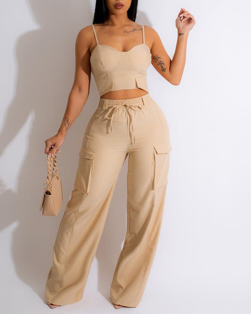 The Cami Two Piece Pants Set
