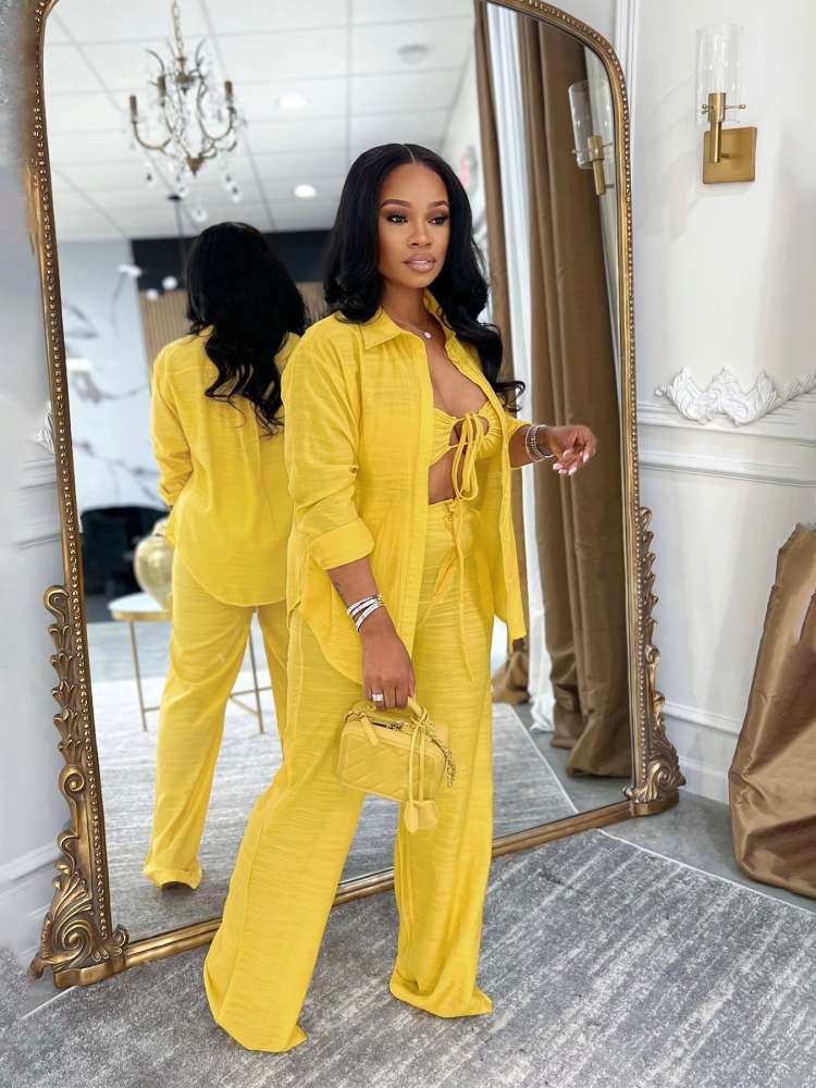 "Linum" 3 Piece Set