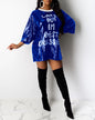 "DECKED OUT" SEQUIN CASUAL DRESS