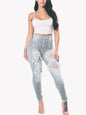 Cutting Up Stretch Jeans