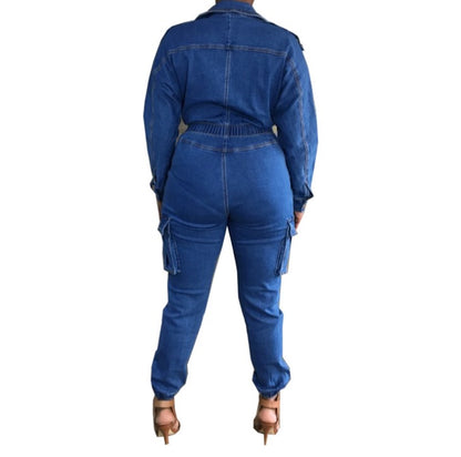 DENIM JUMPSUIT